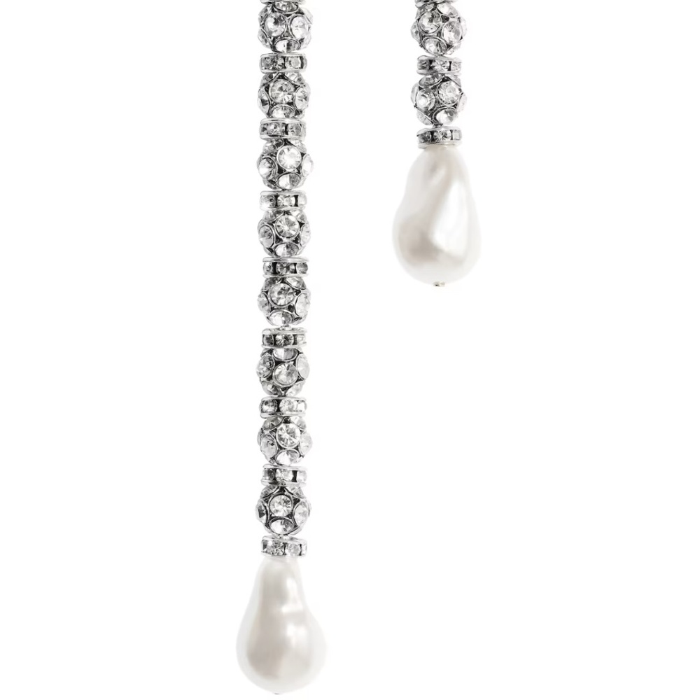 HM x Magda Burtym Crystal and Pearl earrings